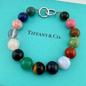 RARE Tiffany & Co. Multi Gemstone Bead Bracelet Paloma Picasso